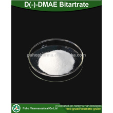 Alta qualidade D (-) - DMAE Bitartrate em pó em estética / grau alimentar